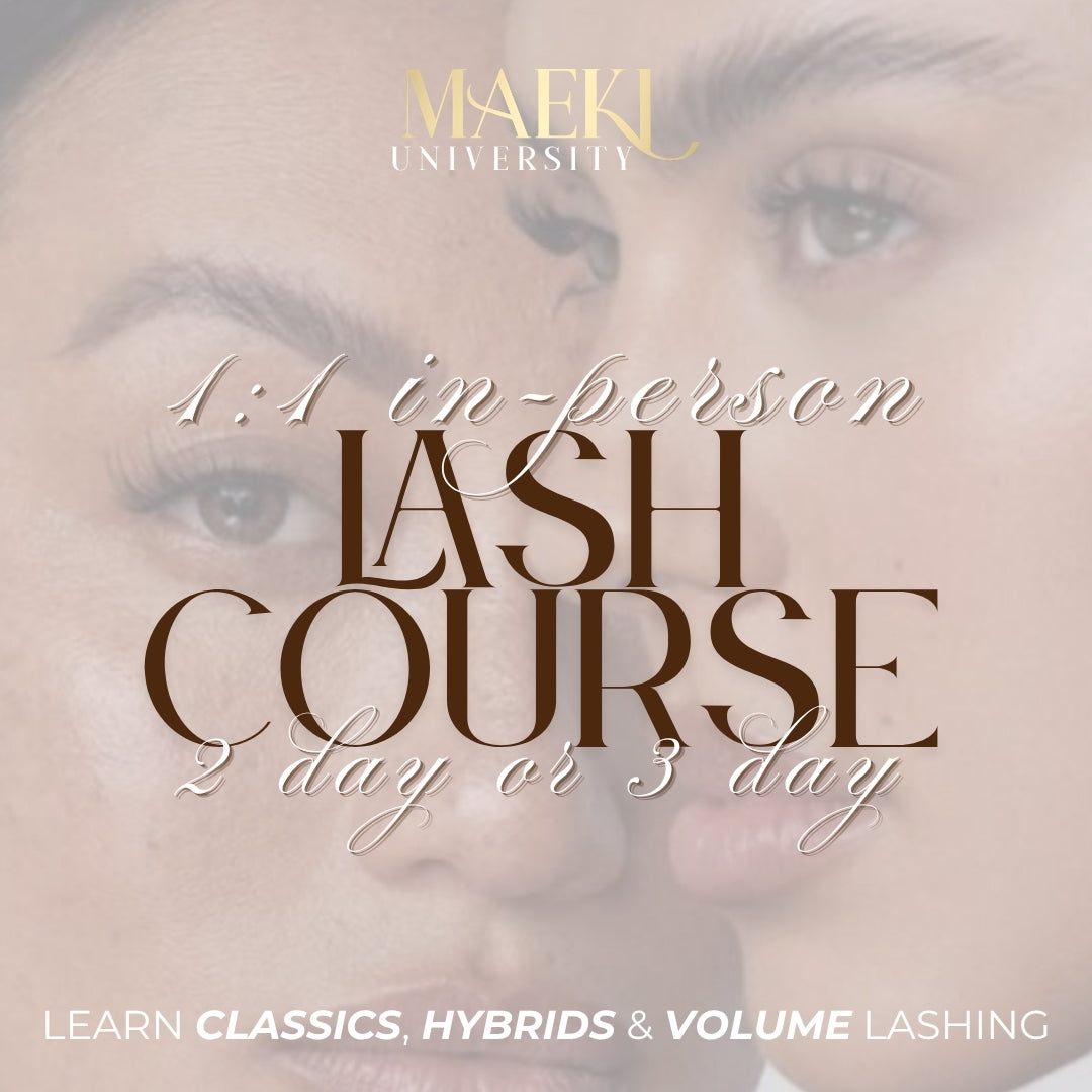 1:1 In-Person Lash Course - GOLD COAST