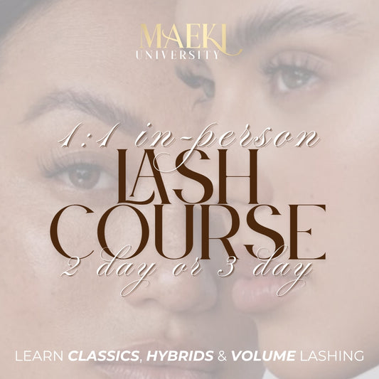 1:1 In-Person Lash Course - GOLD COAST